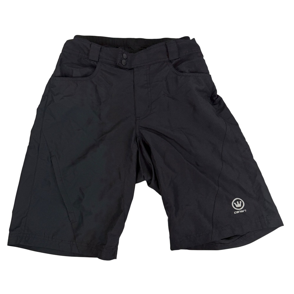 Canari Mens Black Mountain Bike Cycling Shorts‎ with Liner MD RN109814